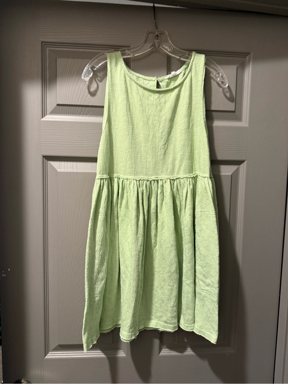 Boutique Sleeveless Light Green Sundress